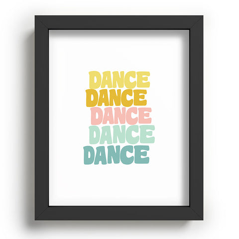 June Journal Dance in Pastel Recessed Framing Rectangle