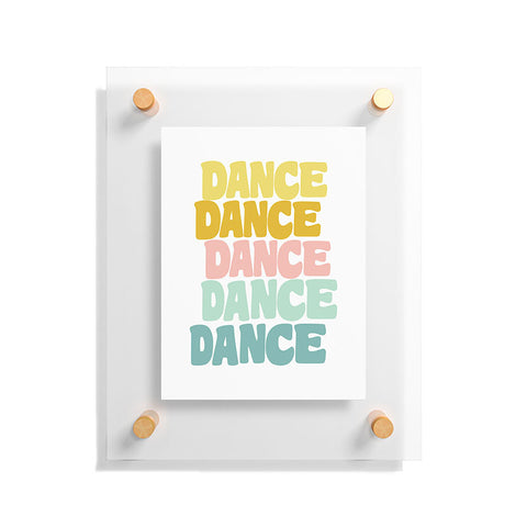June Journal Dance in Pastel Floating Acrylic Print
