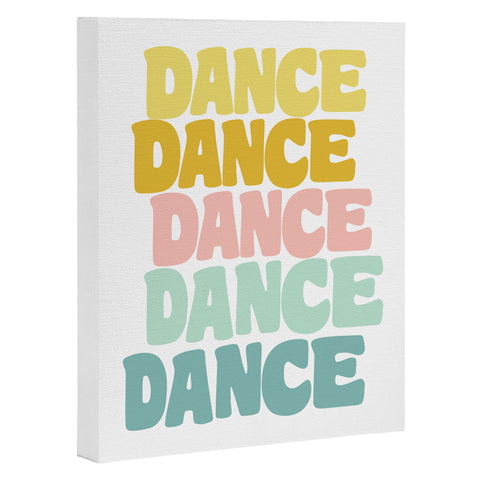 June Journal Dance in Pastel Art Canvas