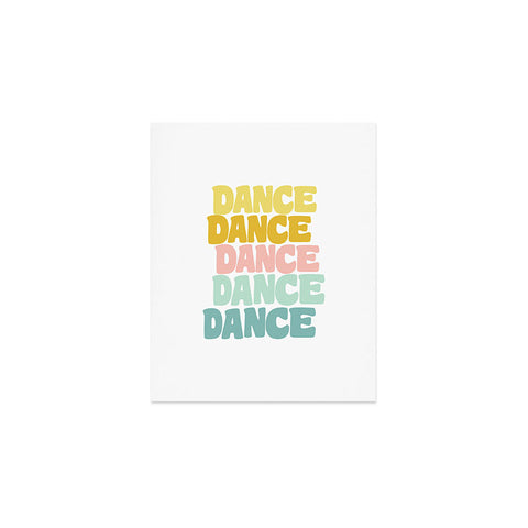 June Journal Dance in Pastel Art Print