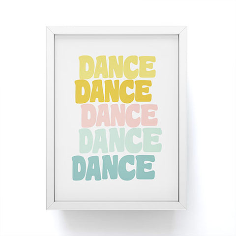 June Journal Dance in Pastel Framed Mini Art Print