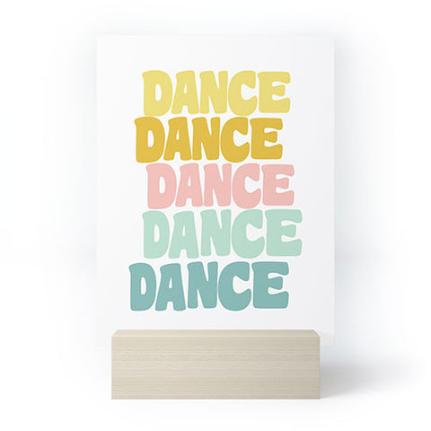 June Journal Dance in Pastel Mini Art Print