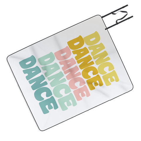 June Journal Dance in Pastel Outdoor Blanket