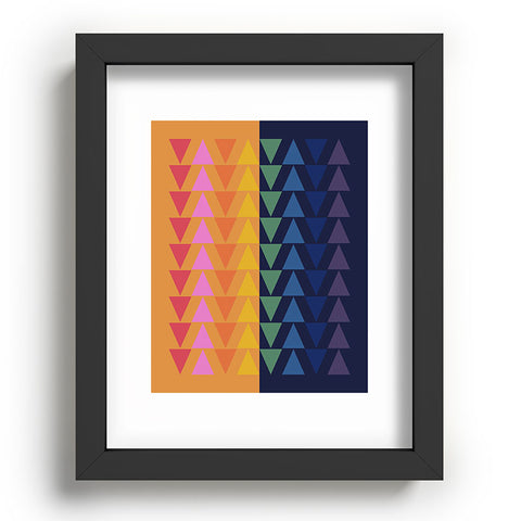 June Journal Day and Night Rainbow Recessed Framing Rectangle