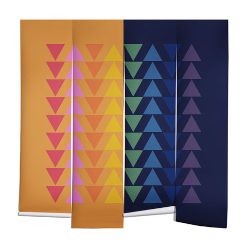 June Journal Day and Night Rainbow Wall Mural