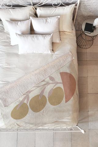 June Journal Desert Botanicals and Organic Fleece Throw Blanket