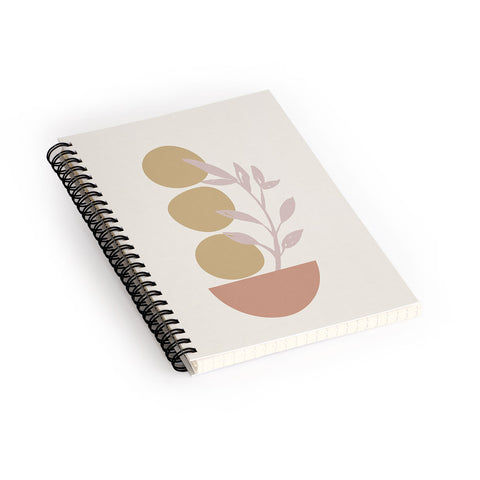June Journal Desert Botanicals and Organic Spiral Notebook