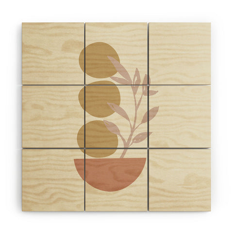 June Journal Desert Botanicals and Organic Wood Wall Mural