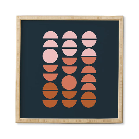 June Journal Desert Circles Framed Wall Art