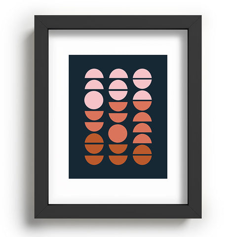 June Journal Desert Circles Recessed Framing Rectangle