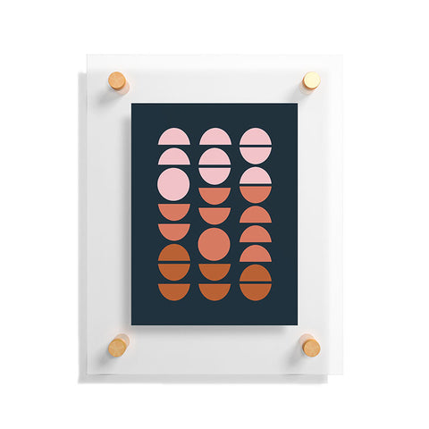 June Journal Desert Circles Floating Acrylic Print