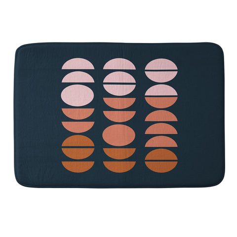 June Journal Desert Circles Memory Foam Bath Mat