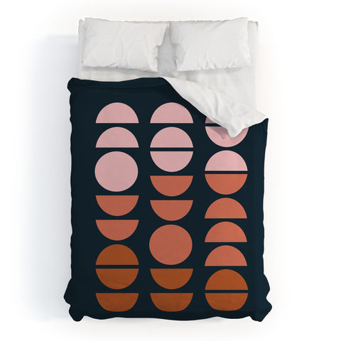 June Journal Desert Circles Duvet Cover