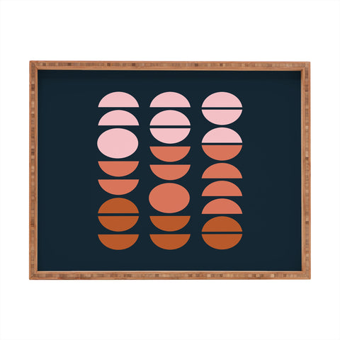 June Journal Desert Circles Rectangular Tray