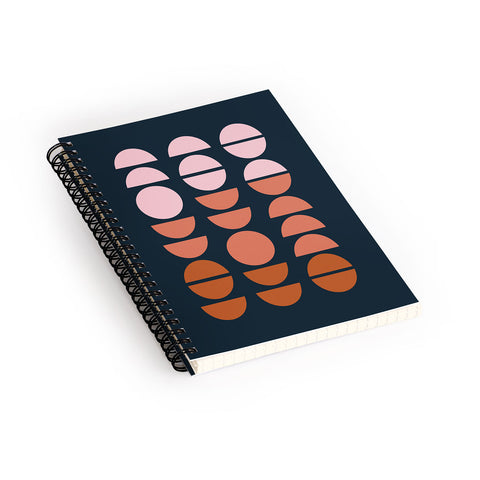 June Journal Desert Circles Spiral Notebook