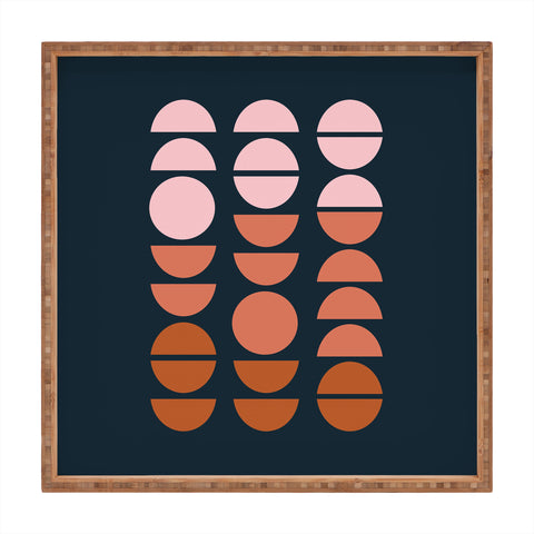 June Journal Desert Circles Square Tray