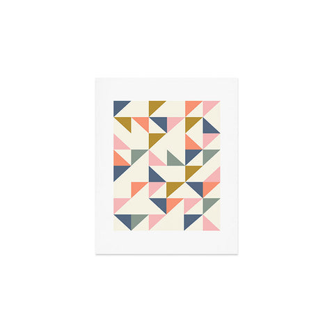 June Journal Floating Triangles Art Print