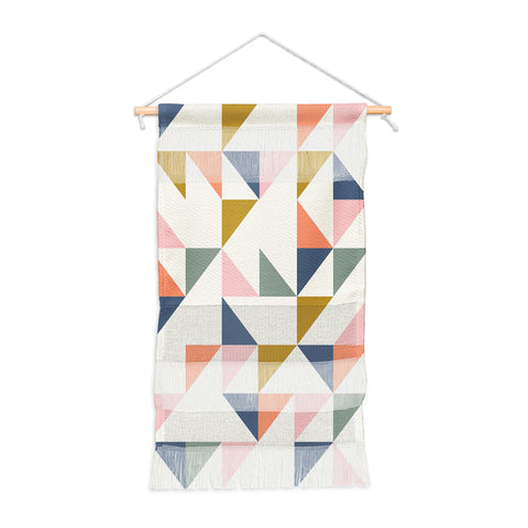 June Journal Floating Triangles Wall Hanging Portrait