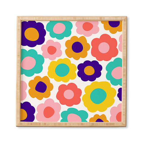 June Journal Flowers Pop Framed Wall Art