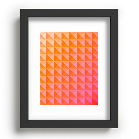 June Journal Geometric Gradient in Pink Recessed Framing Rectangle