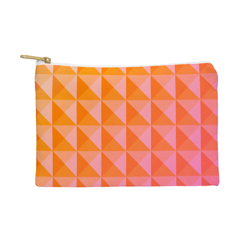 June Journal Geometric Gradient in Pink Pouch