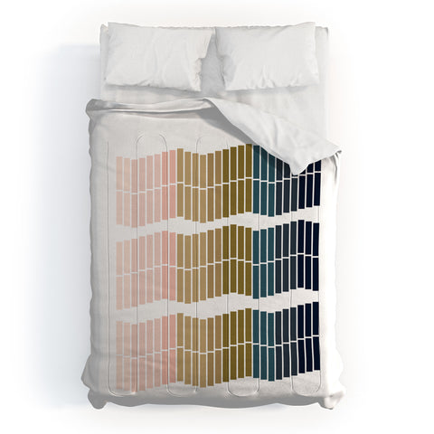 June Journal Geometric Ombre Trio Comforter