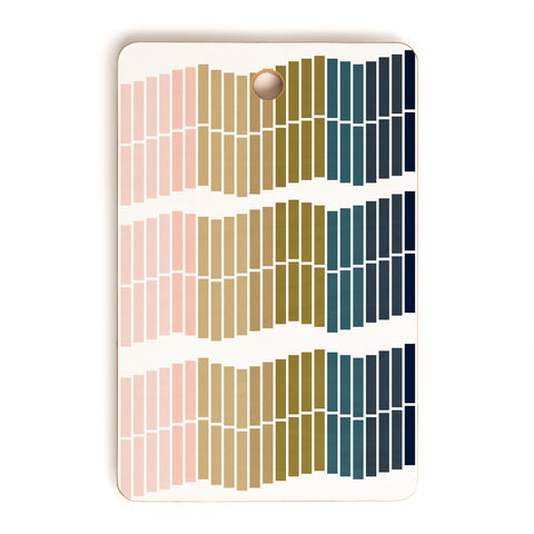 June Journal Geometric Ombre Trio Cutting Board Rectangle