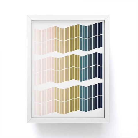 June Journal Geometric Ombre Trio Framed Mini Art Print