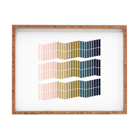June Journal Geometric Ombre Trio Rectangular Tray