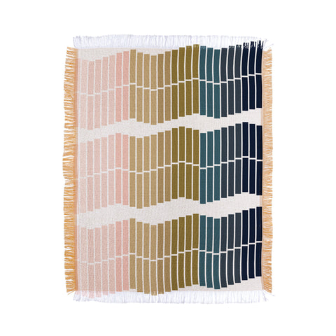 June Journal Geometric Ombre Trio Throw Blanket