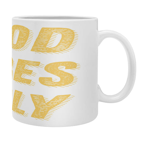 June Journal Good Vibes Only Bold Typograph Coffee Mug
