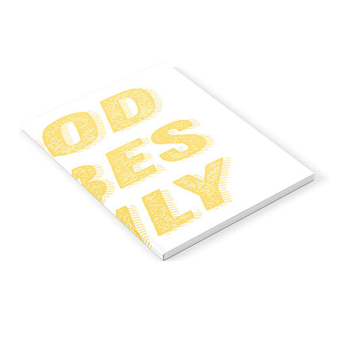 June Journal Good Vibes Only Bold Typograph Notebook