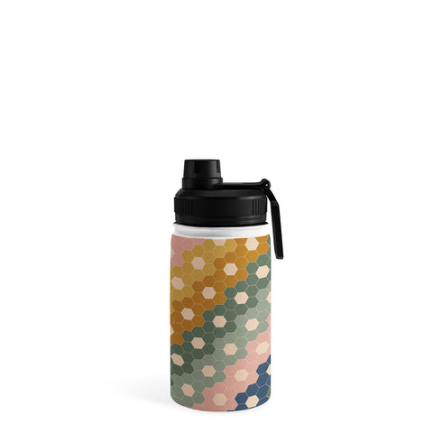 June Journal Hexagon Flowers Water Bottle