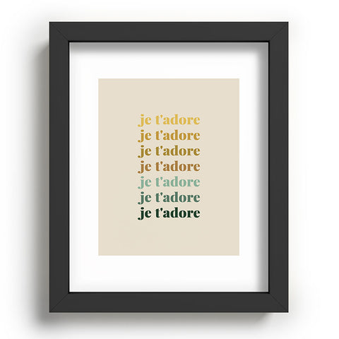 June Journal Je tadore Recessed Framing Rectangle