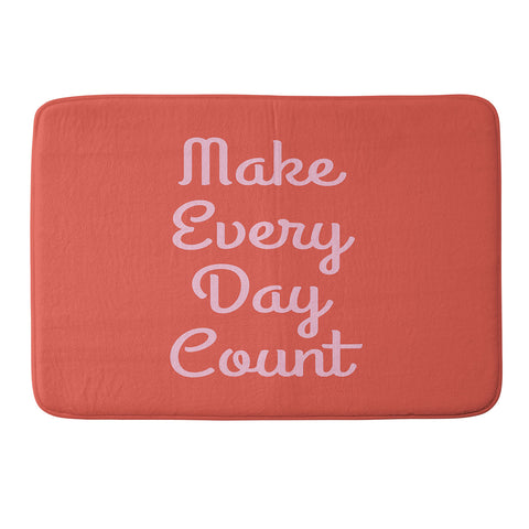 June Journal Make Every Day Count Memory Foam Bath Mat