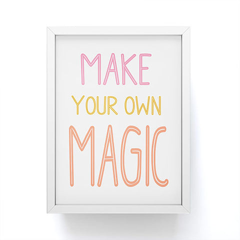 June Journal Make Your Own Magic Framed Mini Art Print