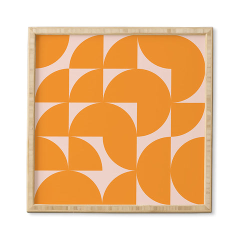 June Journal Mid Century Mod Geometrics Framed Wall Art