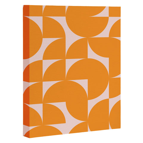 June Journal Mid Century Mod Geometrics Art Canvas