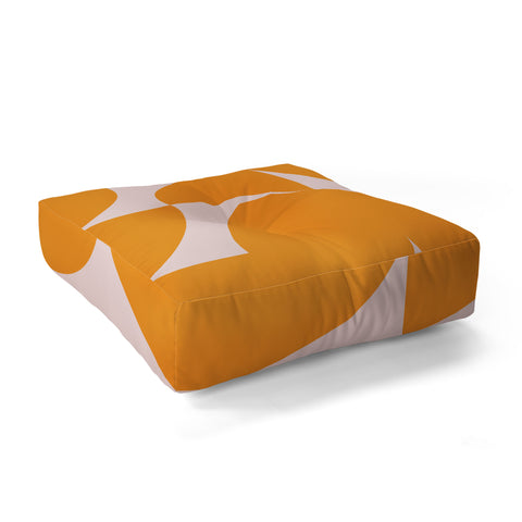 June Journal Mid Century Mod Geometrics Floor Pillow Square