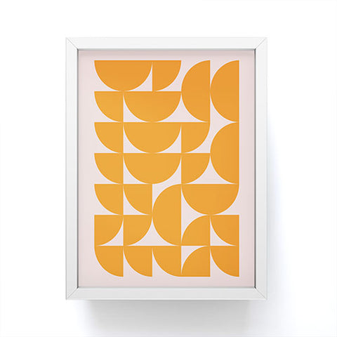 June Journal Mid Century Mod Geometrics Framed Mini Art Print