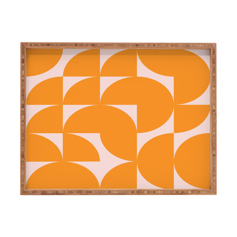 June Journal Mid Century Mod Geometrics Rectangular Tray