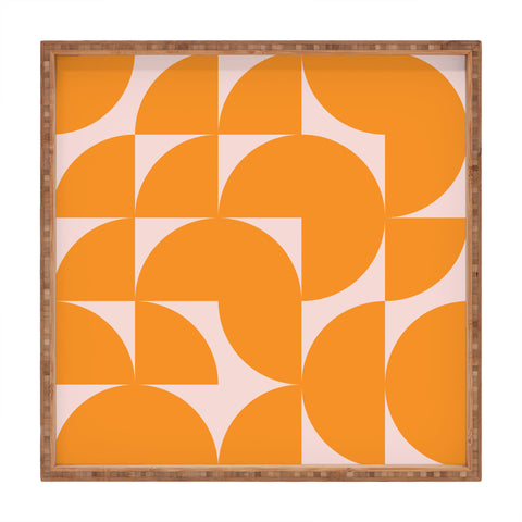 June Journal Mid Century Mod Geometrics Square Tray