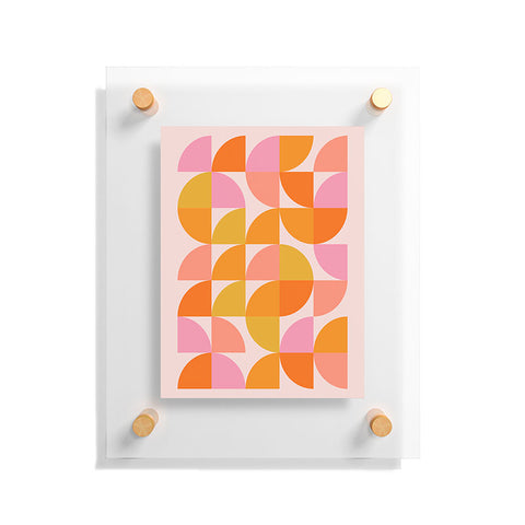 June Journal Mid Century Mod Geometry Floating Acrylic Print