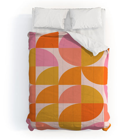 June Journal Mid Century Mod Geometry Comforter