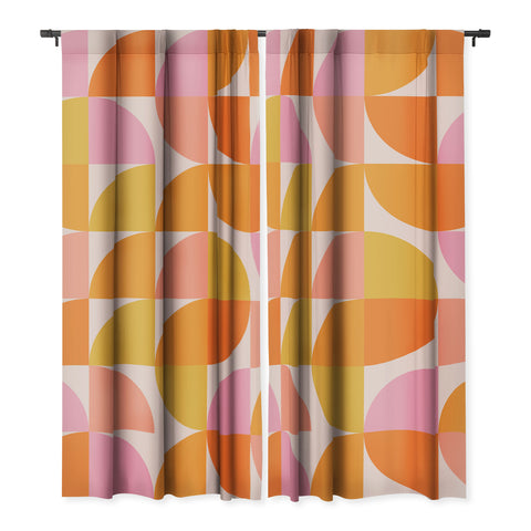 June Journal Mid Century Mod Geometry Blackout Non Repeat