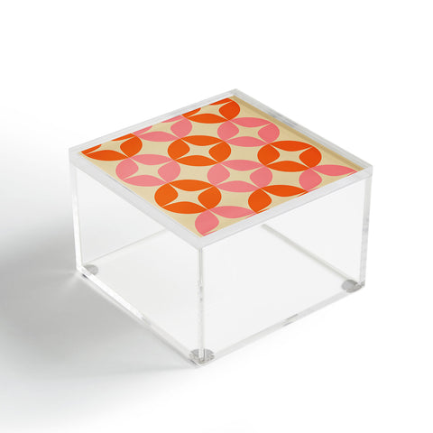 June Journal Mid Century Modern Pattern Acrylic Box