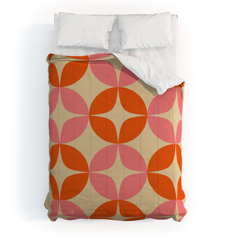 June Journal Mid Century Modern Pattern Comforter