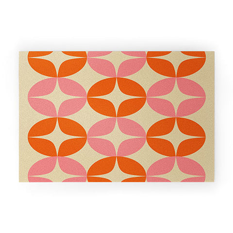 June Journal Mid Century Modern Pattern Welcome Mat