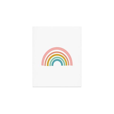 June Journal Minimalist Geometric Rainbow Art Print