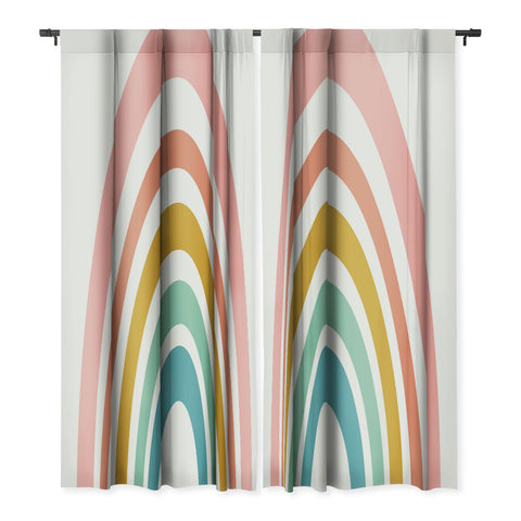 June Journal Minimalist Geometric Rainbow Blackout Non Repeat